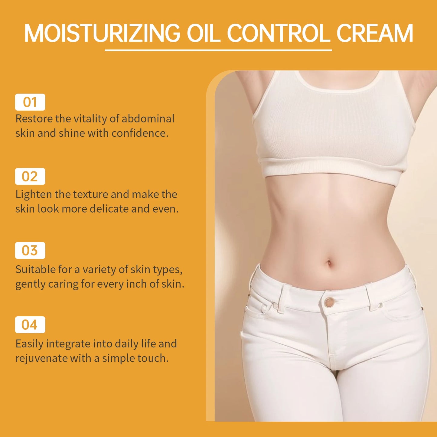 EELHOE — Body Firming Serum — Serum application on arms and abdomen