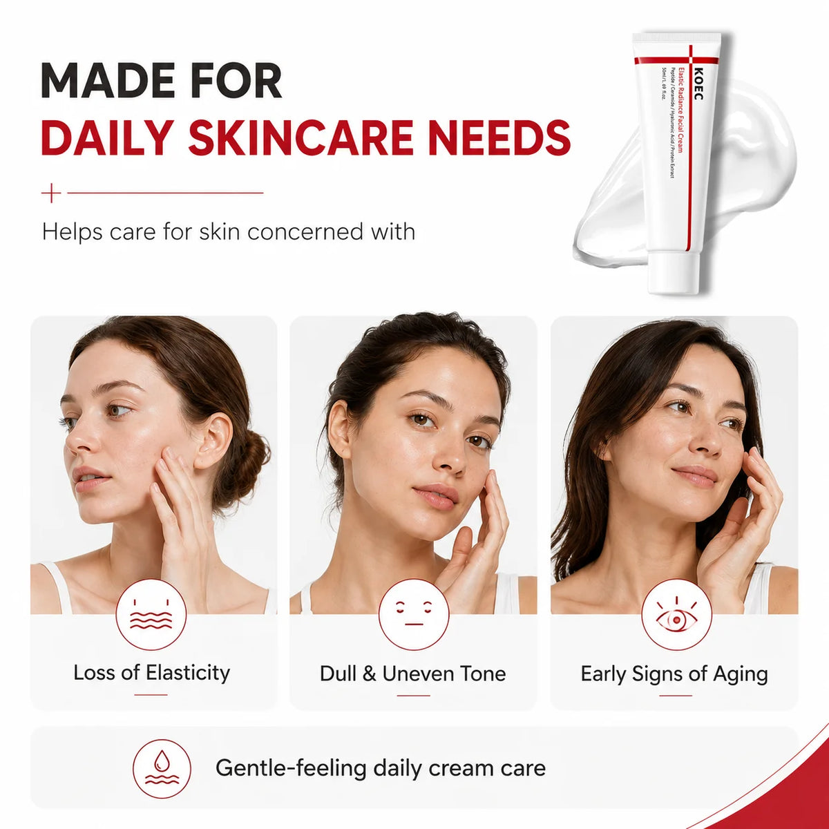 KOEC Elastic Radiance Facial Cream — 50 ml — product gallery image 4