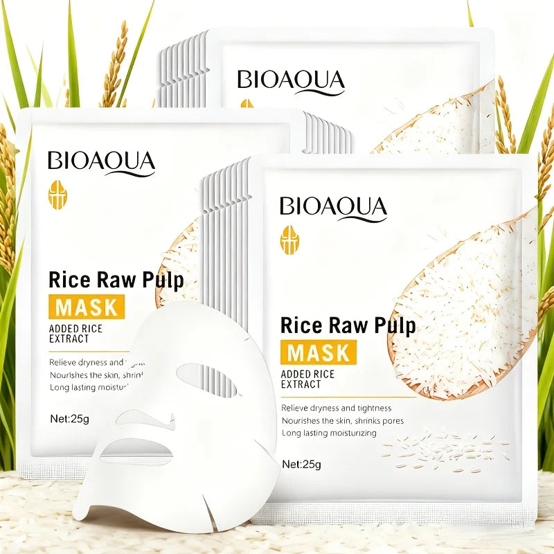 BIOAQUA Rice Raw Pulp Brightening Facial Cleanser