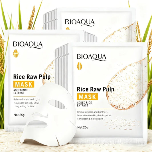 BIOAQUA Rice Raw Pulp Brightening Facial Cleanser