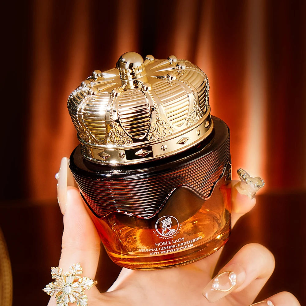 Ginseng Luxury Nourishing Lady Cream Firming Lifting Face Cream Reduce Fine Lines Moisturizing Oil Control Skincare Beauty