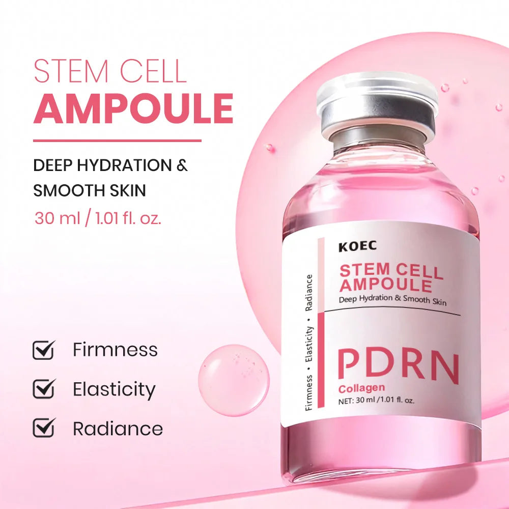 PDRN collagen lifting ampoule serum bottle for firming skin