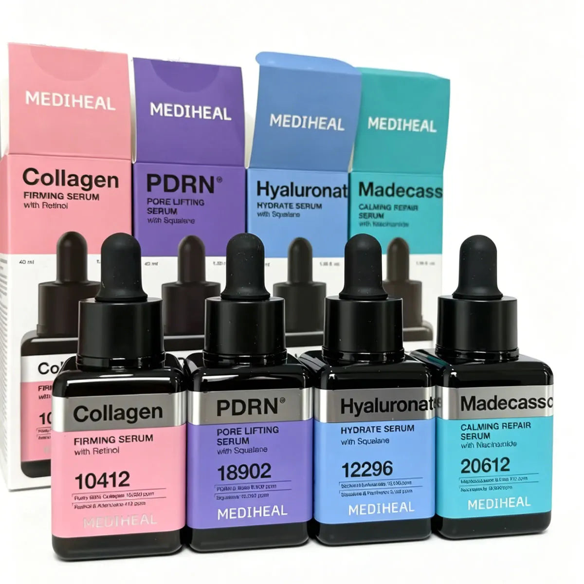 Nourishing serum bottle for soft and comforting skin sensation