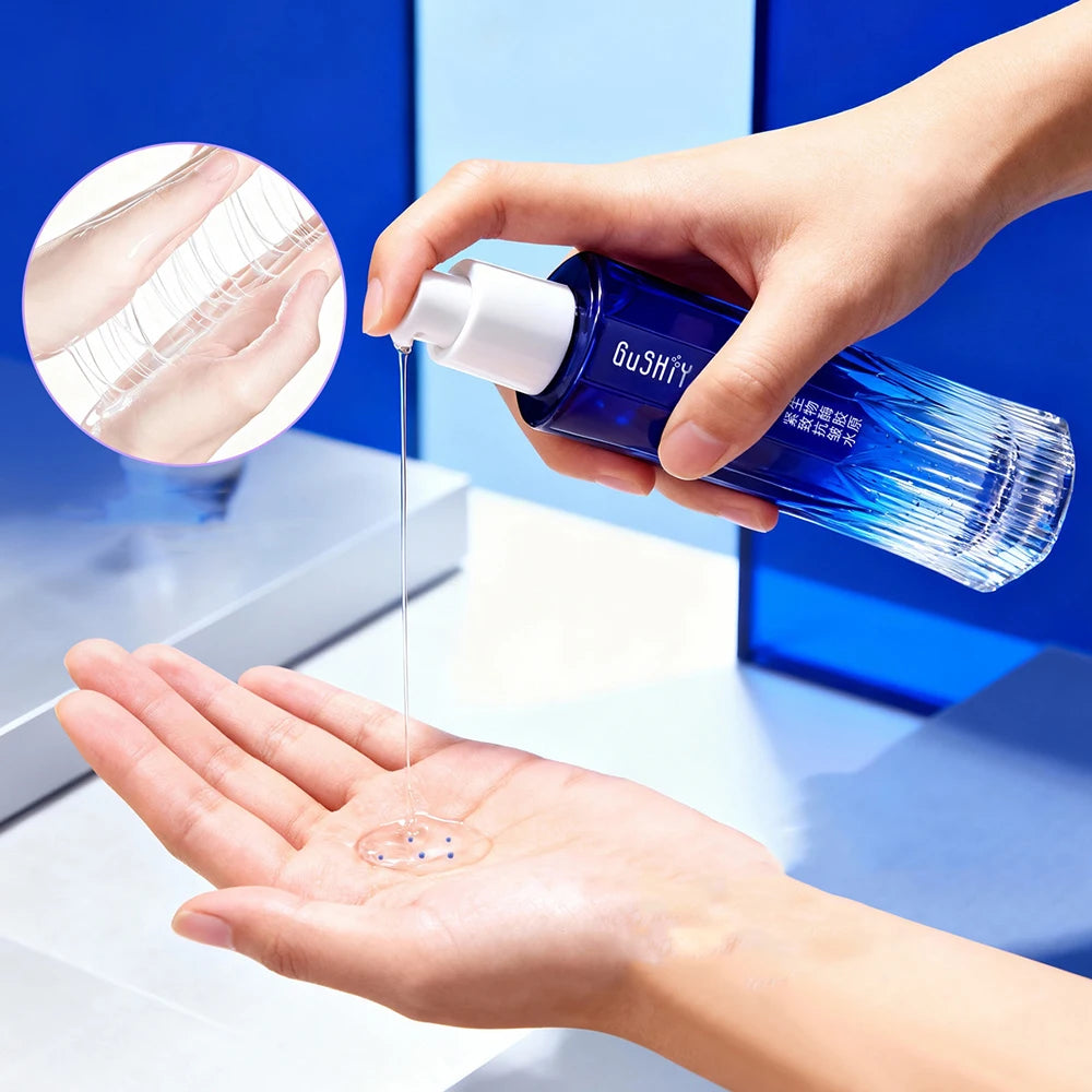 GUSHIYUTA Enzyme Collagen Lifting Serum — Enzyme & Collagen — Dropper detail and serum consistency