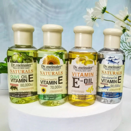 Dr.meinaier Facial & Body Oils — Vitamin E, Squalane, Sunflower & Olive — product gallery image 1