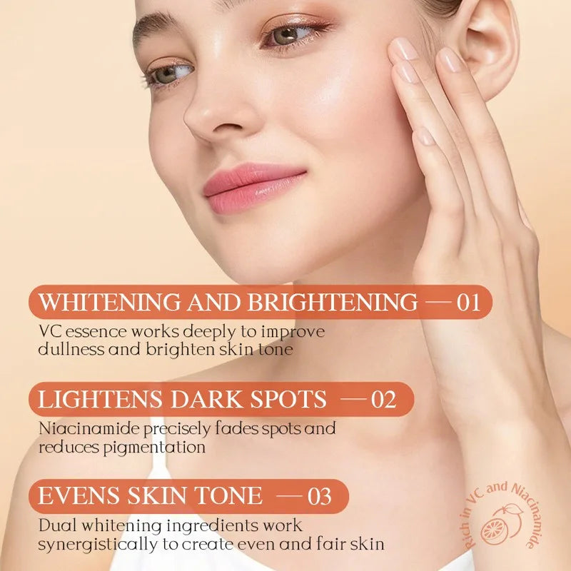 KORMESIC Vitamin C Nicotinamide Brightening Serum Set — Vitamin C & Nicotinamide — Serum texture and absorption test