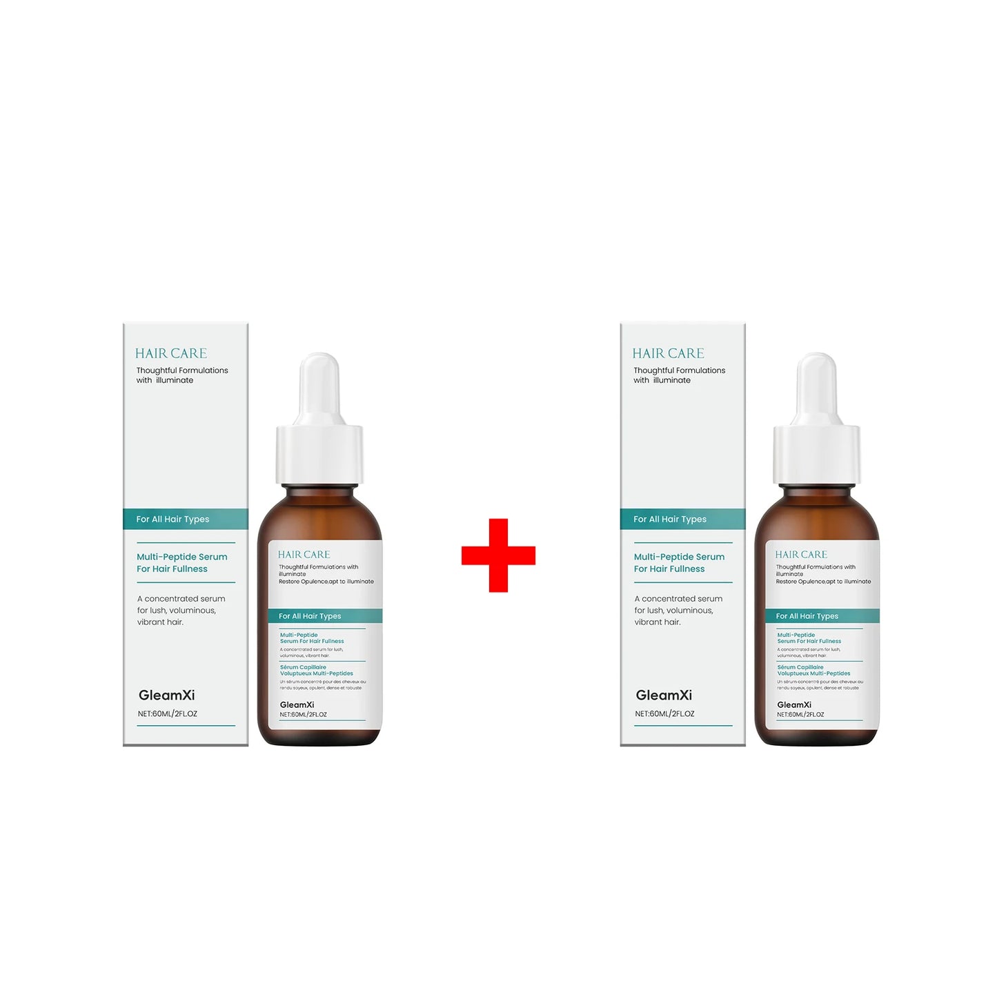 SkinSwaag Beauty — Gleam Xi Hair Serum — Scalp nourishment effect close-up