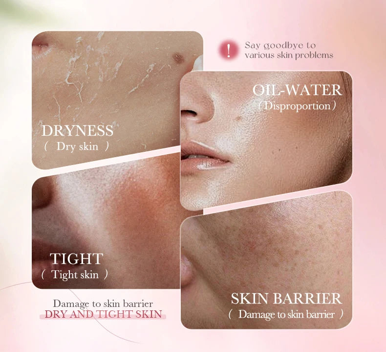 SADOER Pink Aloe Vera Moisturizing Face Cream Whitening Anti-Aging Anti Acne Facial Cream for Face Skin Care Products