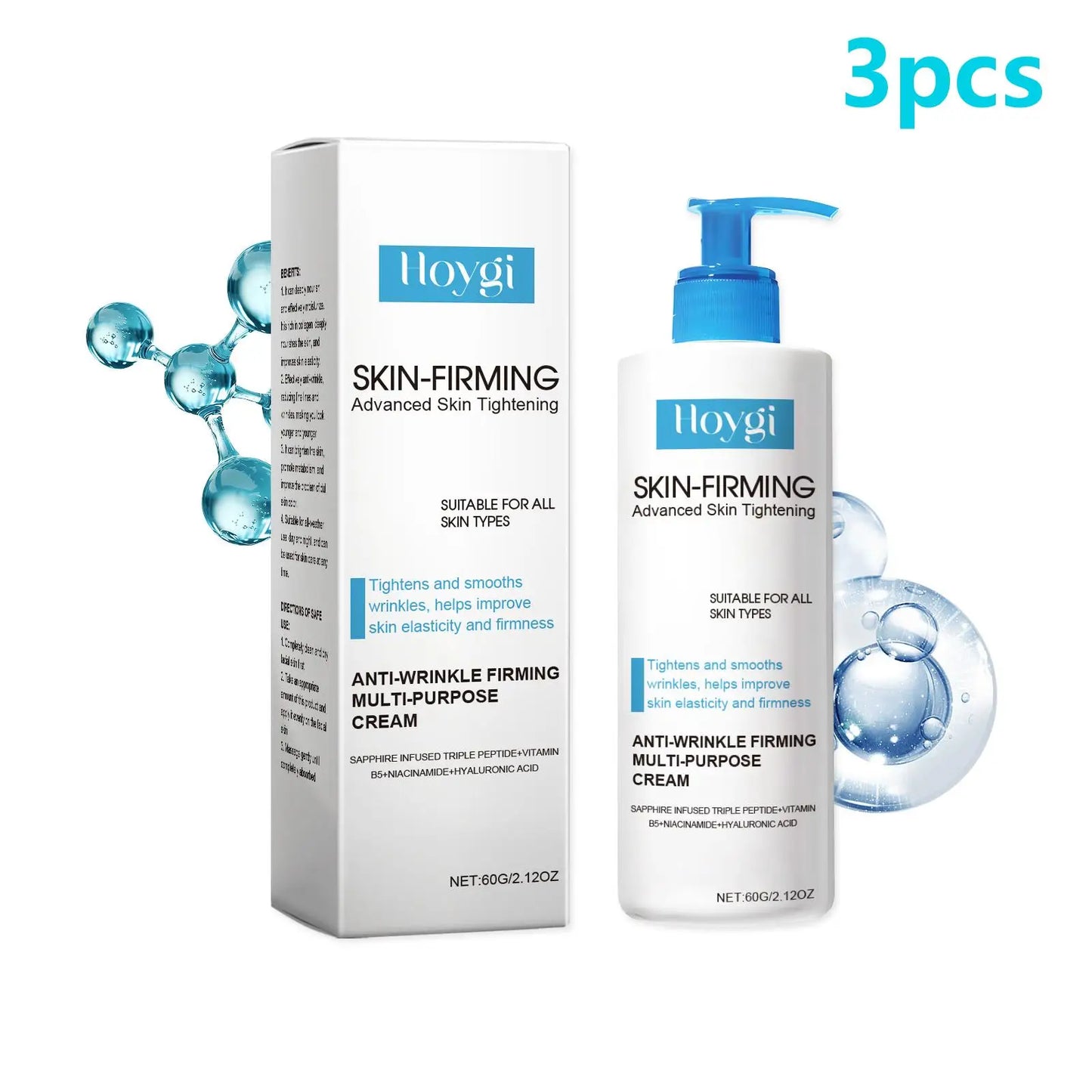 HOYGI — Panthenol Body Cream — Firming effect demonstration