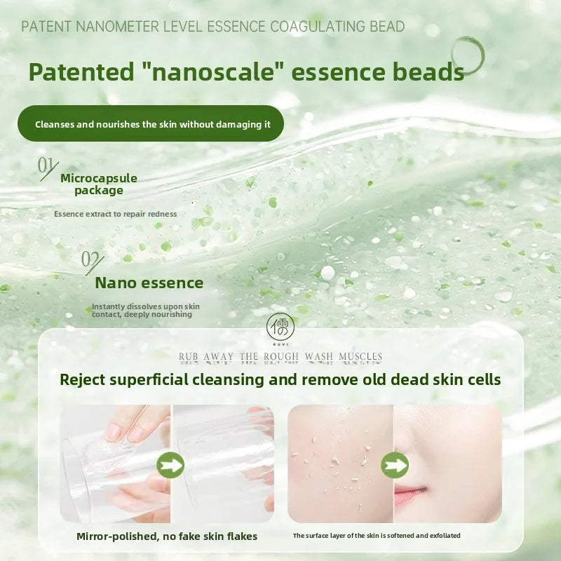 RUYI Aloe Vera Fruit Acid Exfoliating Gel for Face-dead Skin Removal Pore Cleansing Blackhead Treatment Skin Smoothing