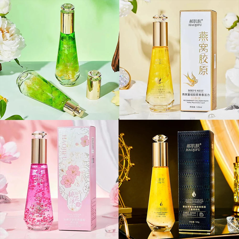 Camellia Seed Golden Peptide Essence Facial Care Brighten Moisturizing Soothing Oil Control Face Serum Korea skin care products