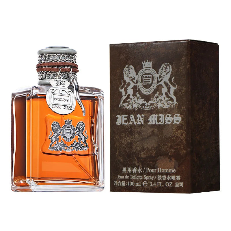 Amber glass bottle of oud wood and sandalwood eau de toilette, 100ml