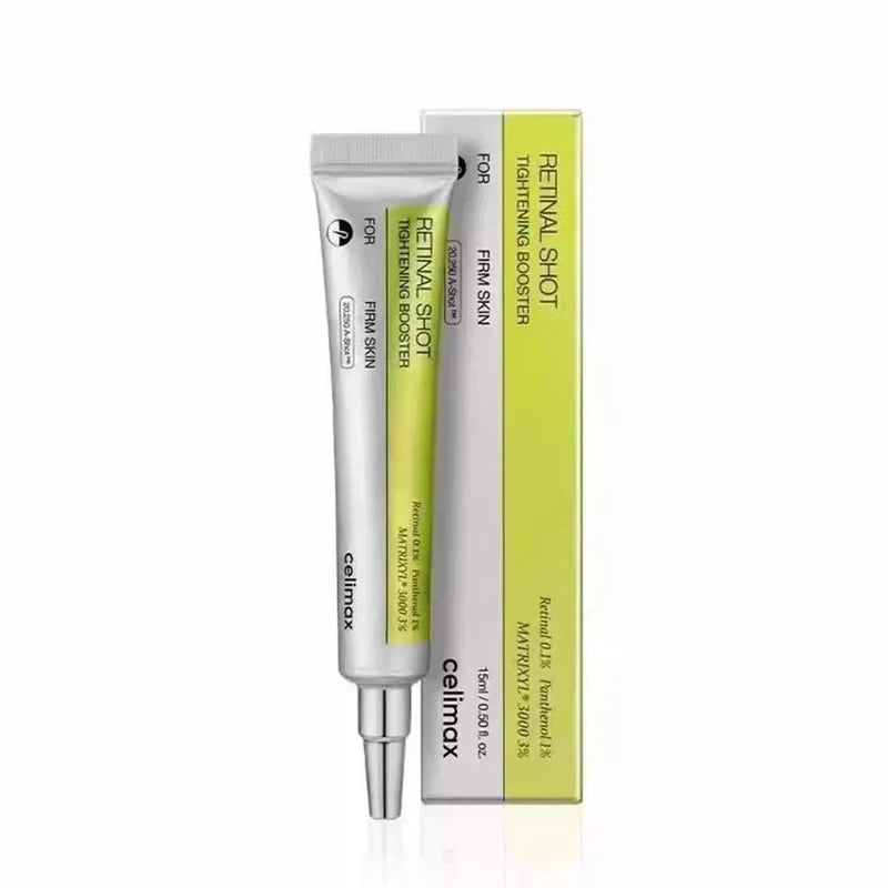 Celimax Vita A Retinal Shot Tightening Booster — Liposomized Retinal — Complete product set lifestyle display