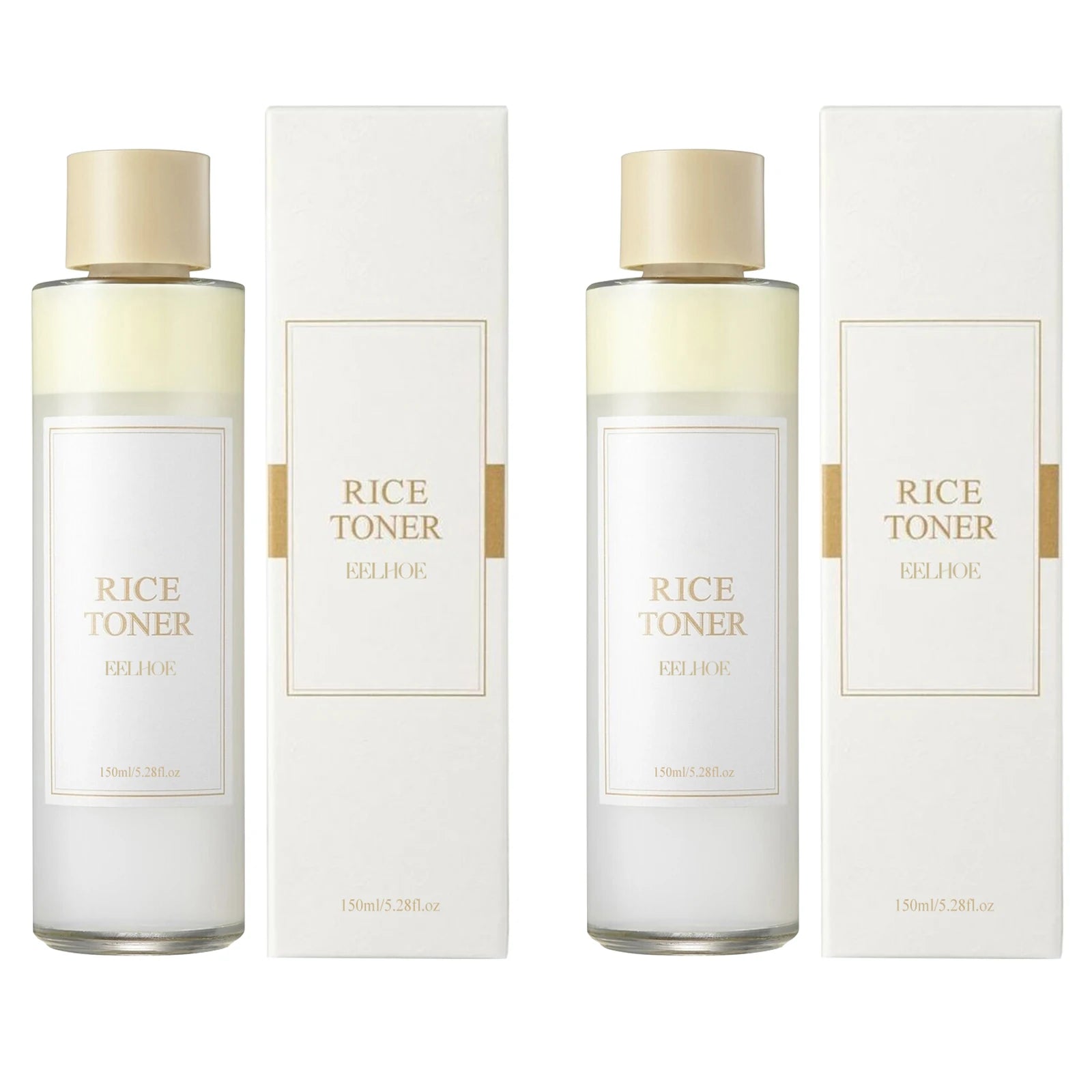 Rice water niacinamide toner bottle for brightening and barrier care.