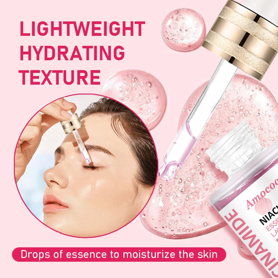 Two bottles of turmeric niacinamide serum oil with vitamin C and hyaluronic acid for face and body