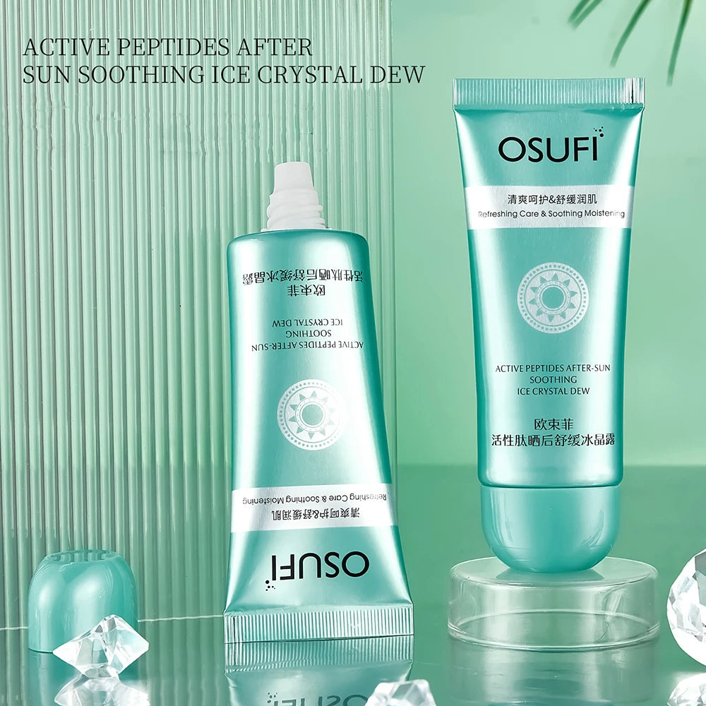 OSUFI Active Peptide Soothing Ice Crystal Dew After Sunburn Moisturizing Revitalizing Cream Face Cream Korea Skincare Products