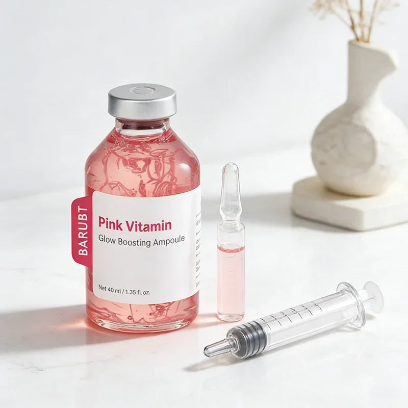 BARUBUT PDRN Blue Copper Peptide Ampoule — PDRN + copper peptide — serum texture application