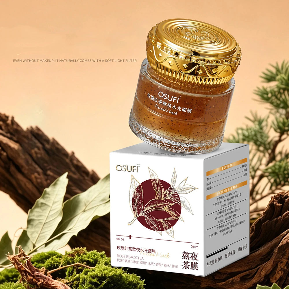 OSUFI Rose Black Tea Facial Mask — 100 g