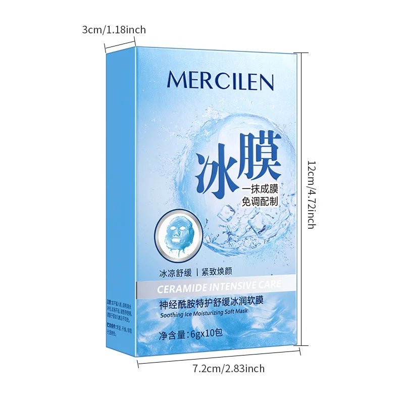 Collagen facial mask for moisturizing and brightening skin
