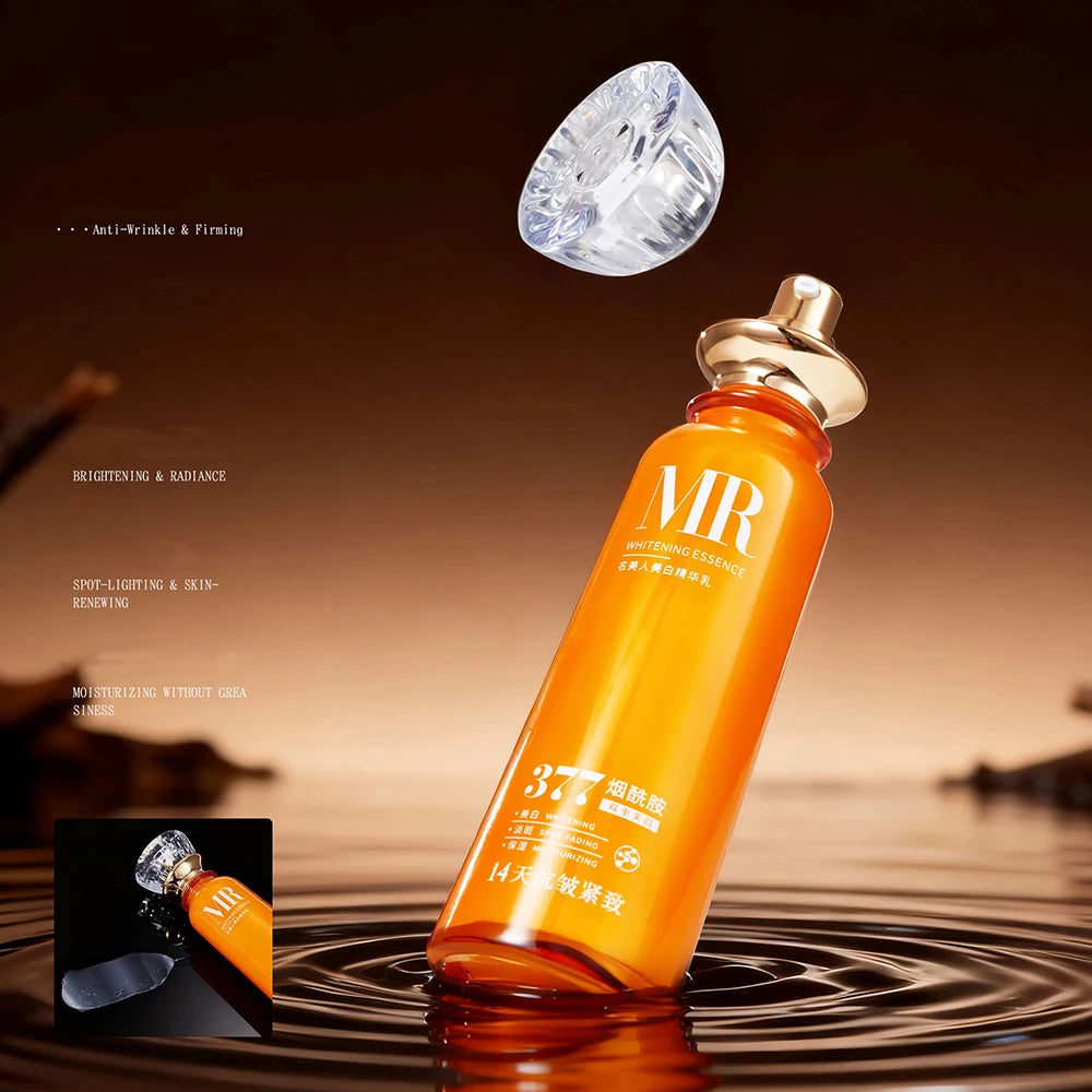 377 Nicotinamide Double Essence Firming Improve Dull Brighten Skin Facial Serum Moisturizing Face Care Essence Korean Skincare