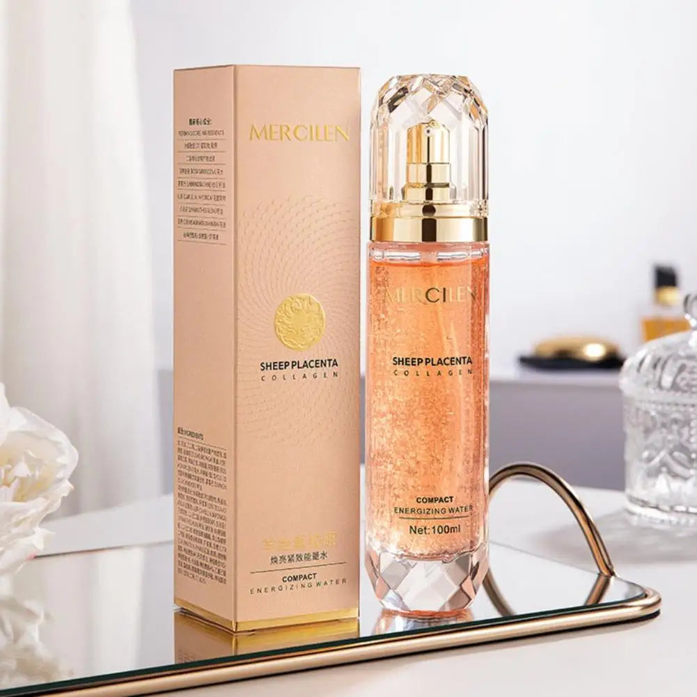 Gold fish roe and collagen firming cream jar
