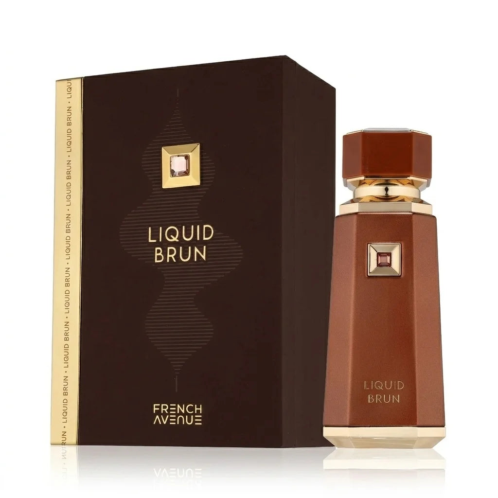 Fragrance World French Avenue EDP — oud + woody + vanilla — front of box with branding
