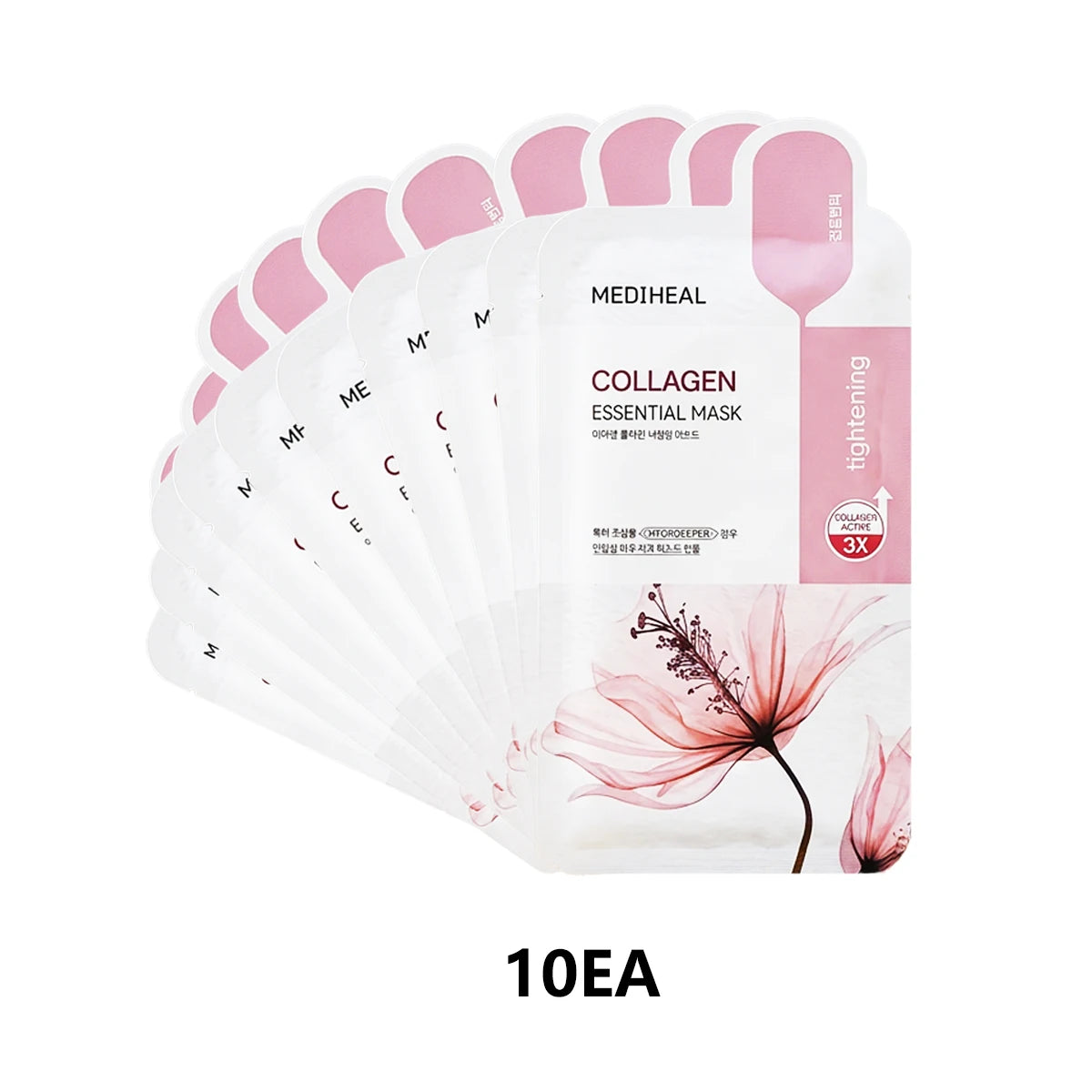 Thin Tencel sheet mask pack for multi-solution repair skincare, 10 and 4 count