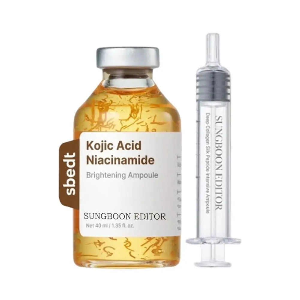 Pink collagen PDRN glow ampoule serum bottle for hydrating and firming skin
