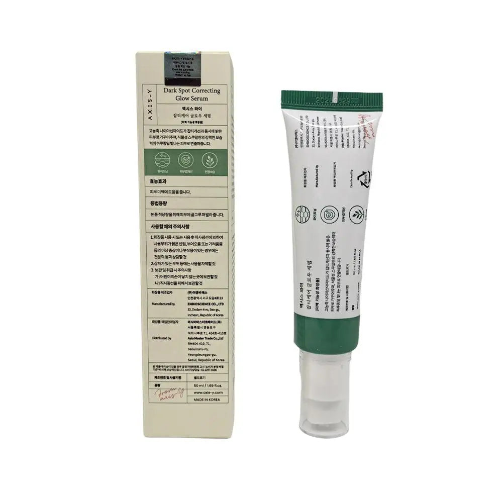 Dark spot correcting serum bottle for a glowing complexion