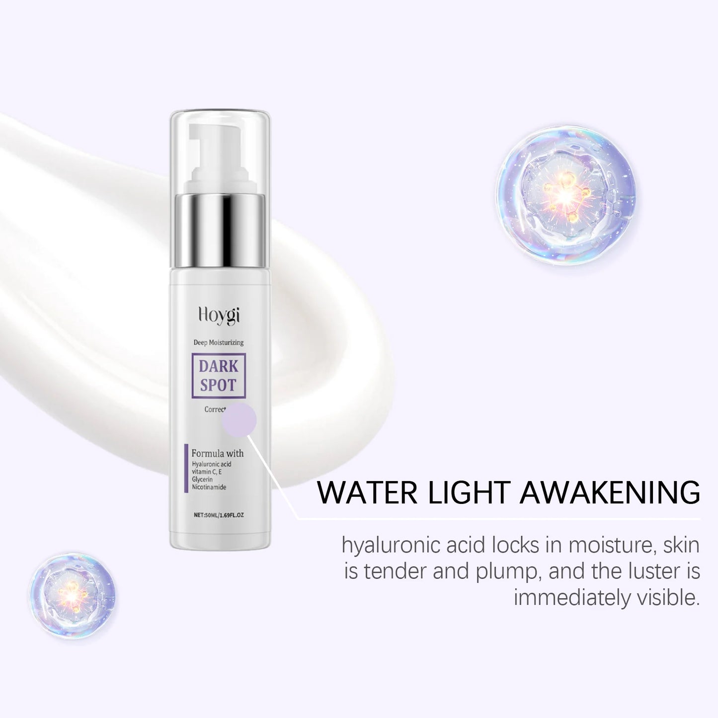 HOYGI — Fading Spot Body Lotion — Product packaging front detail with label