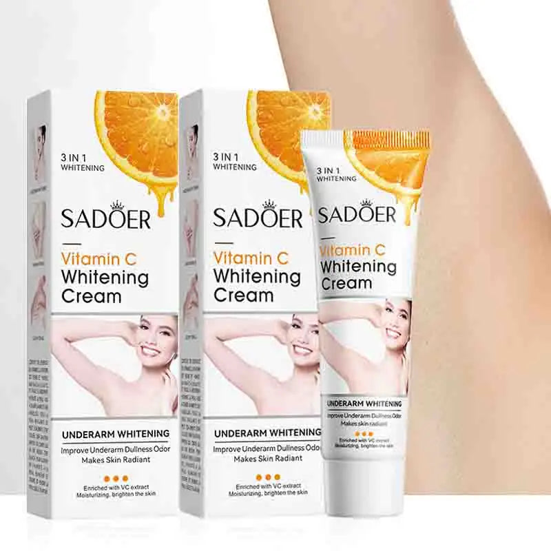 SADOER Vitamin C Nourishing Brightening Body Lotion — vitamin C — lotion bottle front view on white background