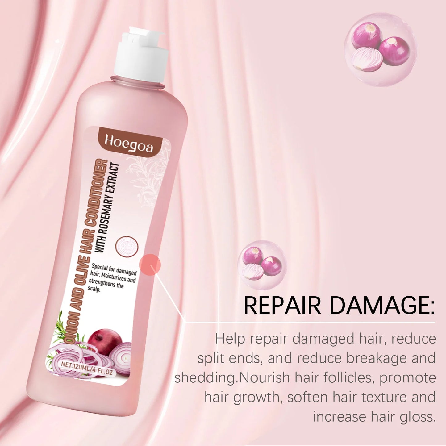 Onion Rosemary Shampoo & Conditioner Strengthening Hair Set