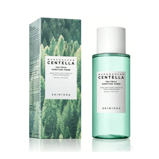 SKIN 1004 Centella Tea-Trica Acne Serum Set — Centella & Tea-Trica — Serum bottle set in green and white packaging on white background