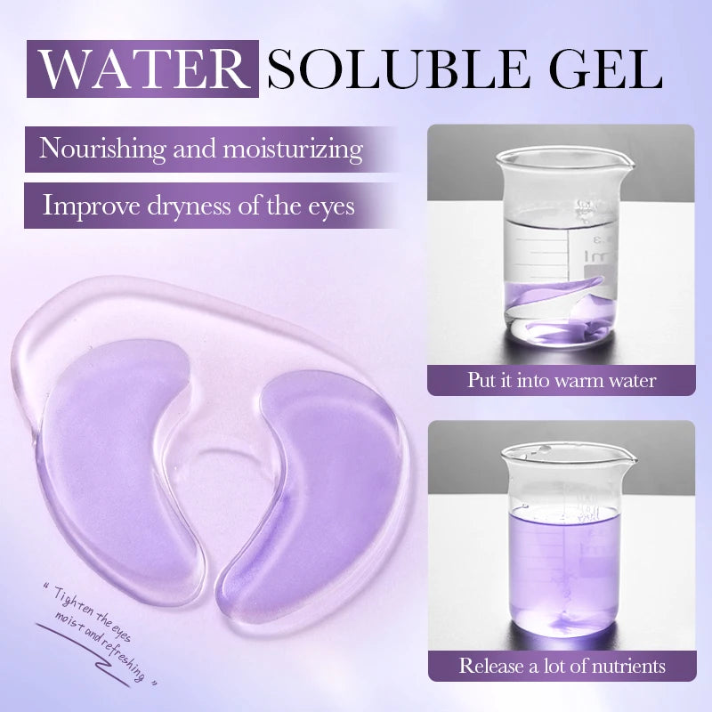 Retinol crystal collagen under-eye gel patches for dark circles and wrinkles