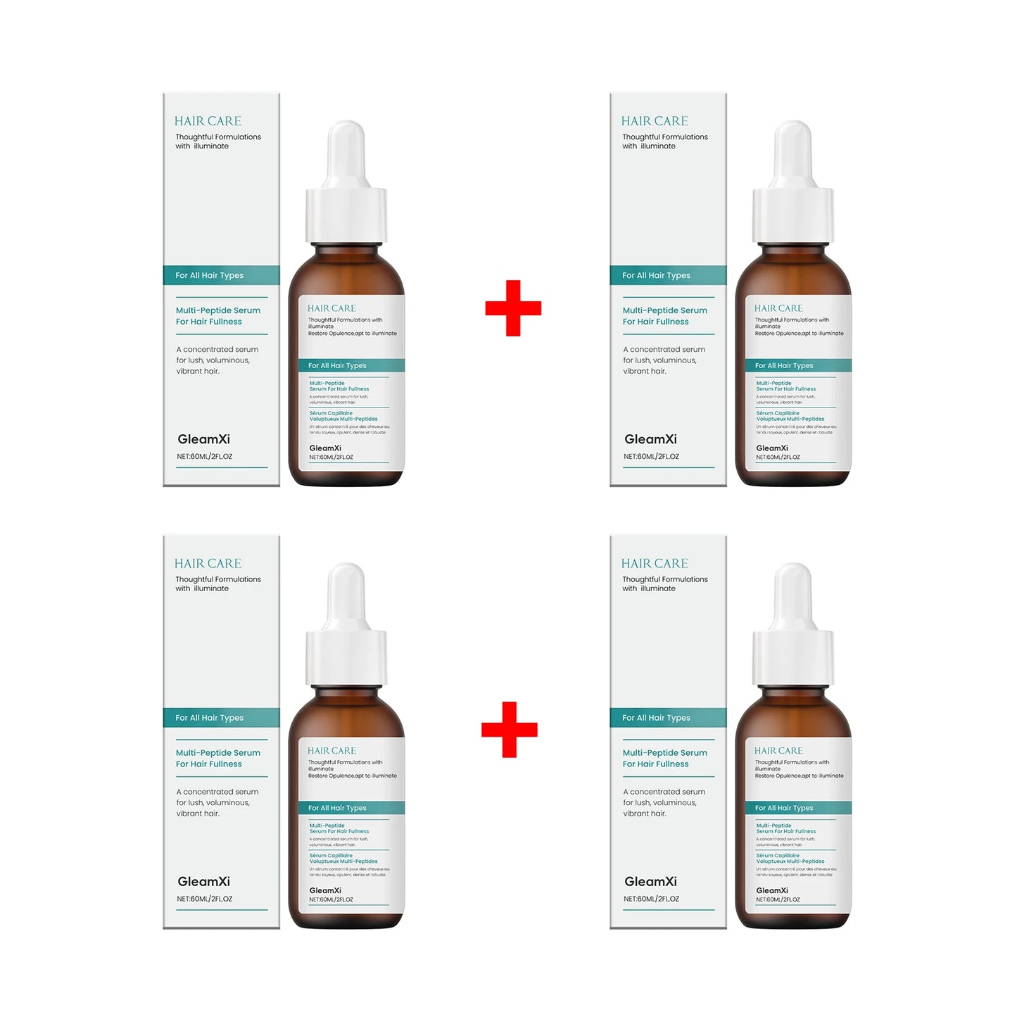 SkinSwaag Beauty — Gleam Xi Hair Serum — Bottle with cap detail