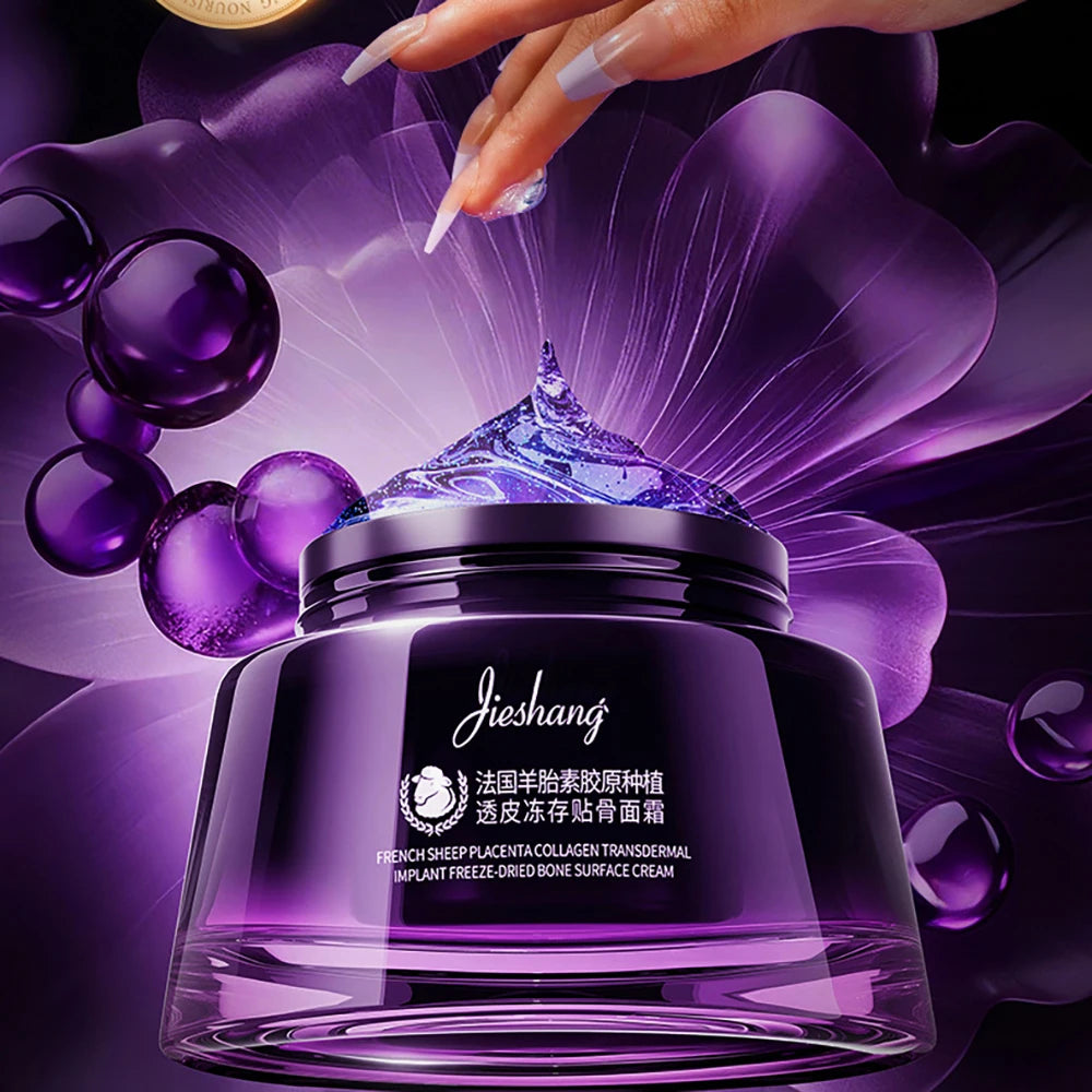 SkinSwaag Beauty — Sheep Placenta Collagen Cream — Product packaging front detail with label