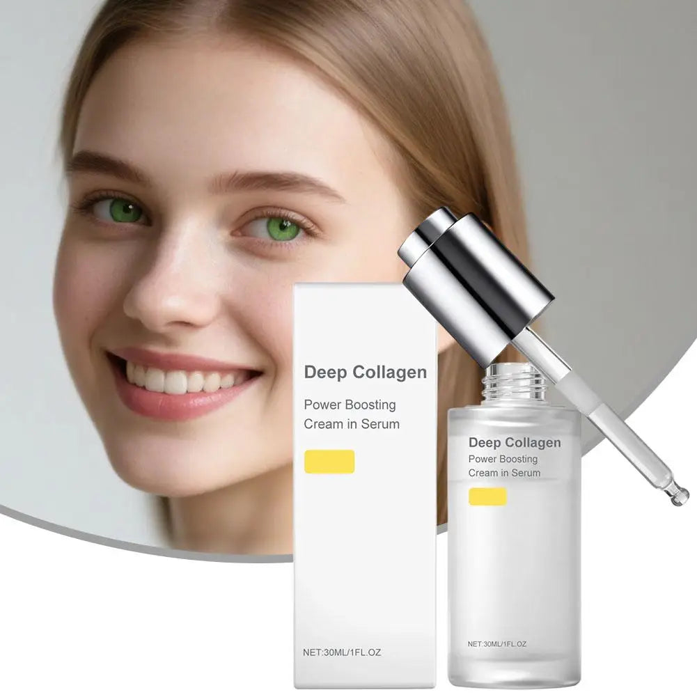 Anti-aging face serum ampoule with silk peptide and collagen complex