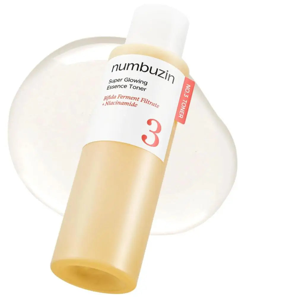 NUMBUZIN No.3+ & No.5+ Brightening Toner Bundle — Bifida Ferment & Niacinamide — No.5+ bottle front view close-up
