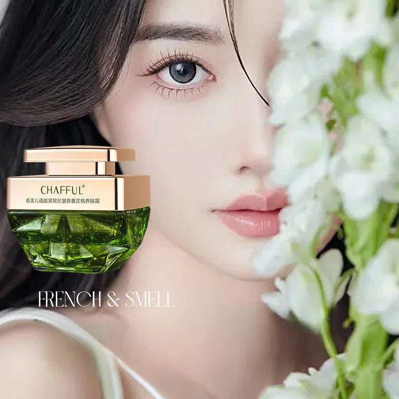 Jar of plant caviar collagen firming face cream