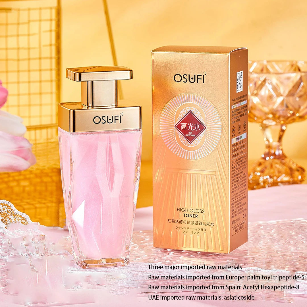 SkinSwaag Beauty — OSUFI Cranberry Yeast Toner — Product packaging front detail with label
