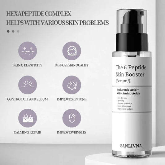 COSRX 6 Peptide Essence Facial Refreshing Skin Care Set Contains Collagen to Improve Fine Lines, Brighten Skin, Moisturize and Nourish