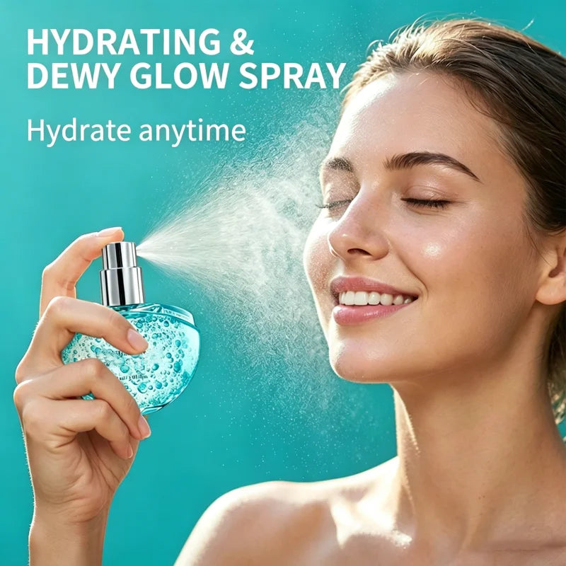 Anua PDRN Glow Hydrating Mist Serum Spray — PDRN — Before and after PDRN glow results