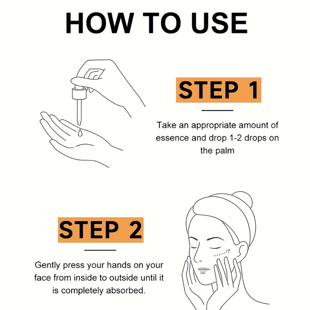 SkinSwaag Beauty HISENRAIN Vitamin C + Retinol + Hyaluronic Acid Serum Duo — vitamin C + retinol + hyaluronic acid — dropper detail on white background