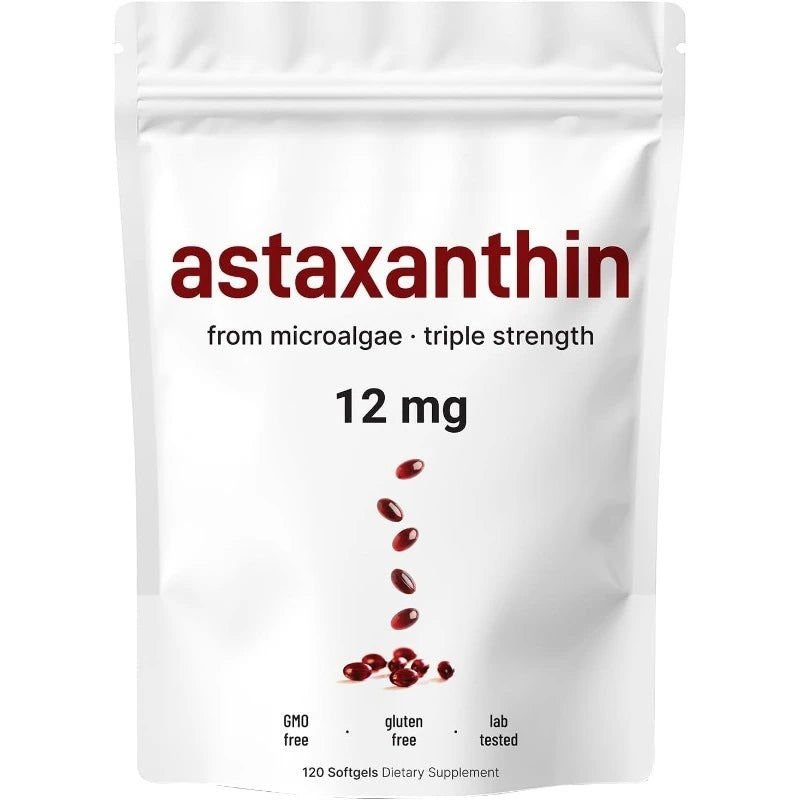 Astaxanthin 12 mg Softgels — 120 Count — product photograph 1