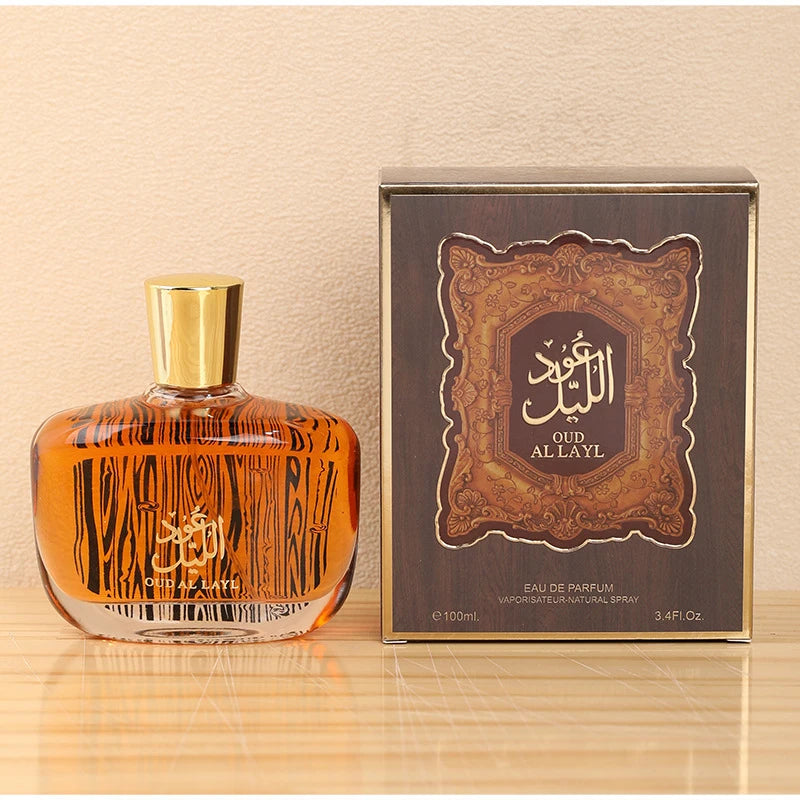 EELHOE Oud Wood & Sandalwood Oriental Eau de Toilette — oud wood + sandalwood — bottle and box side by side on white background
