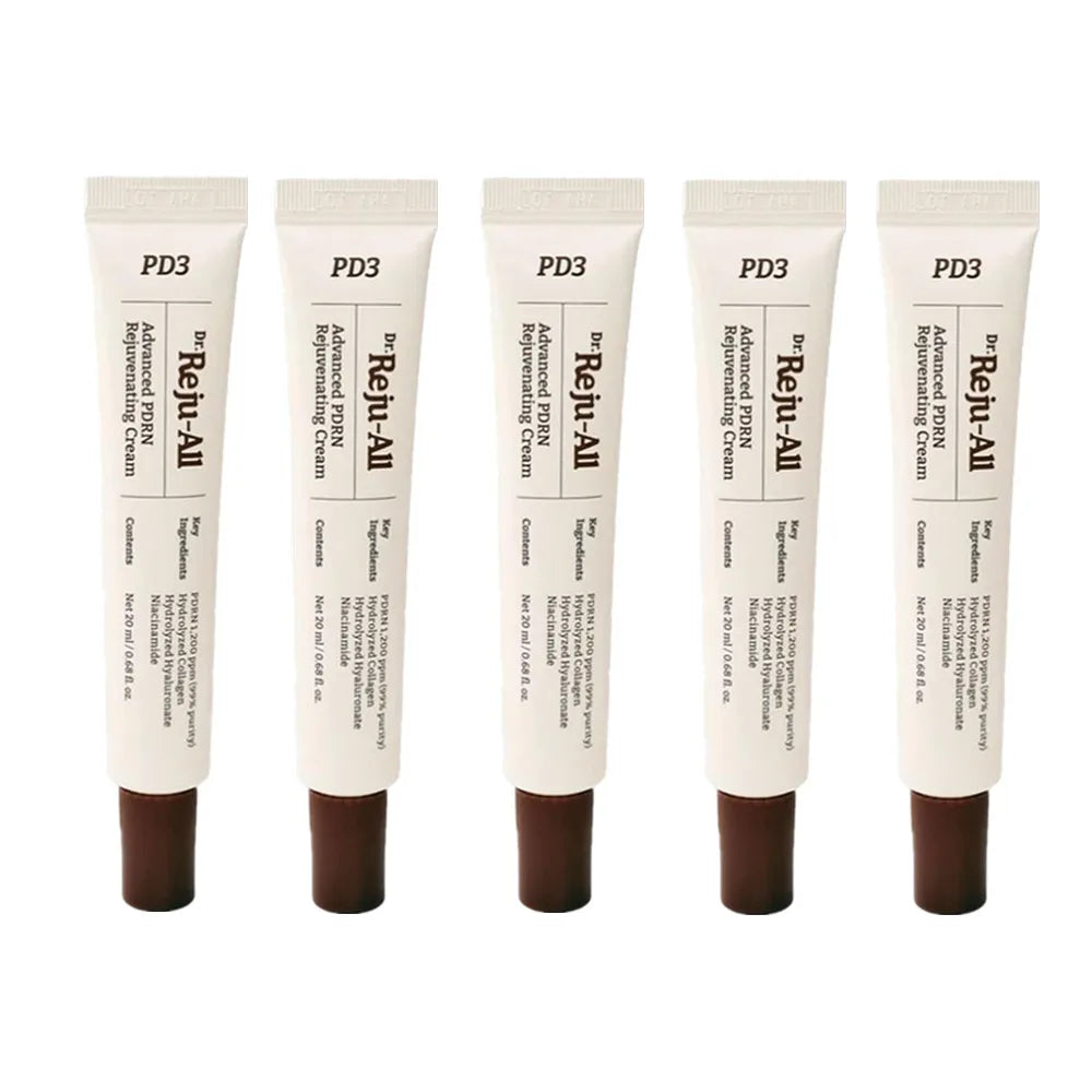 Advanced PDRN 1200ppm cream jar with niacinamide and collagen for skin firming