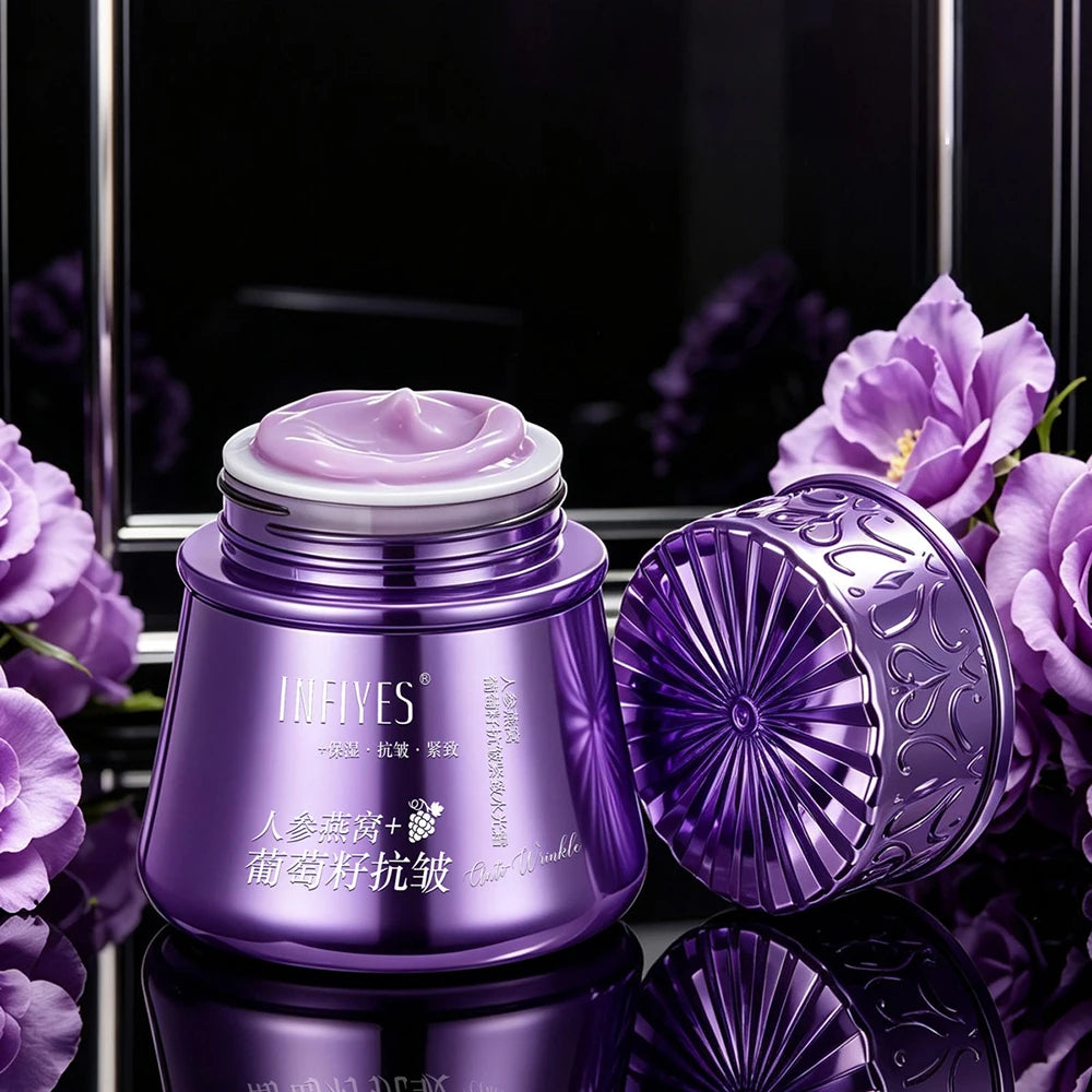 Ginseng Bird's Nest Grape Seed Face Cream Face Care Brightening Skin Moisturizing Cream Beauty Cream Korean Skincare Products