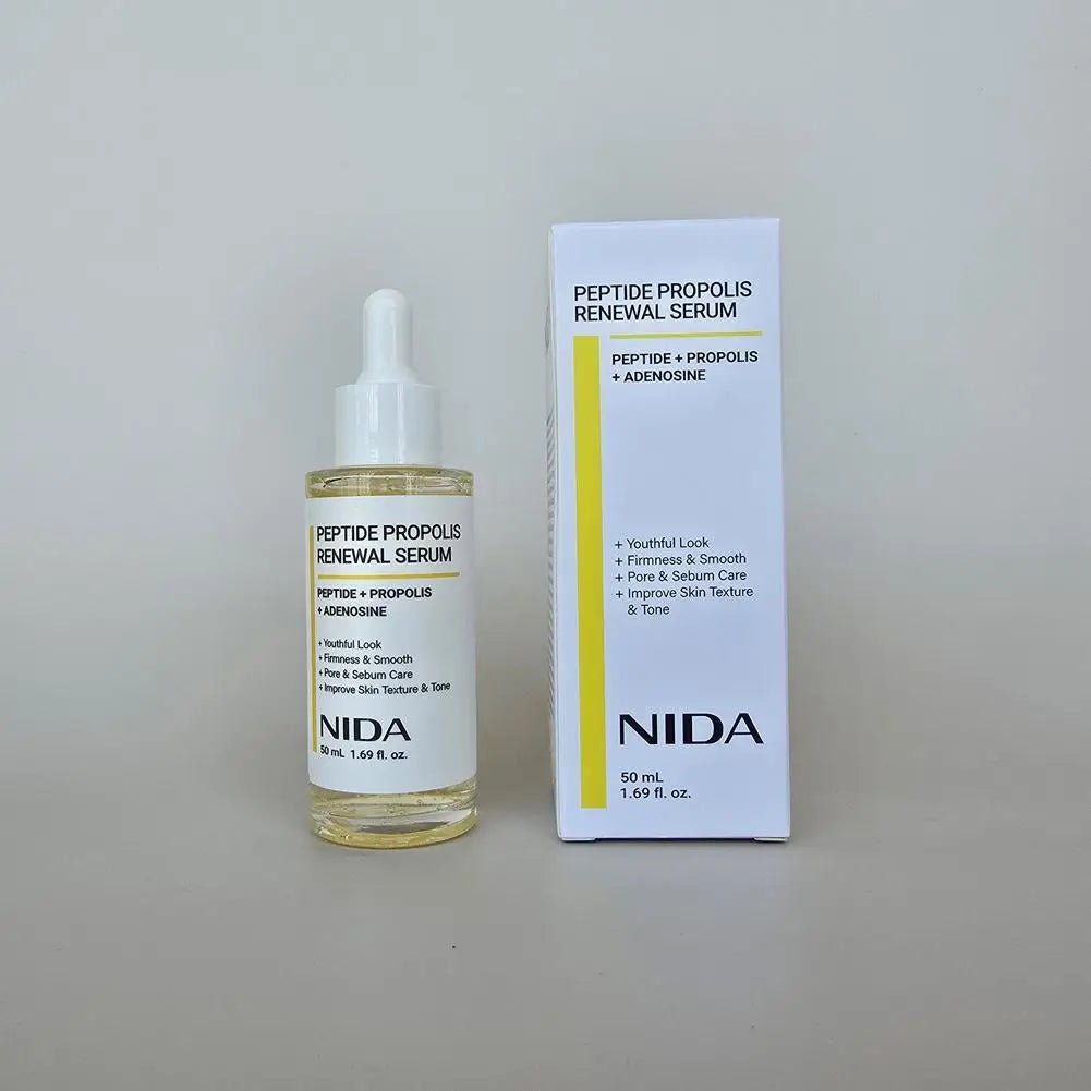 NIDA Skin Care Kit — retinol + probiotic + TXA — batch code on packaging on white background