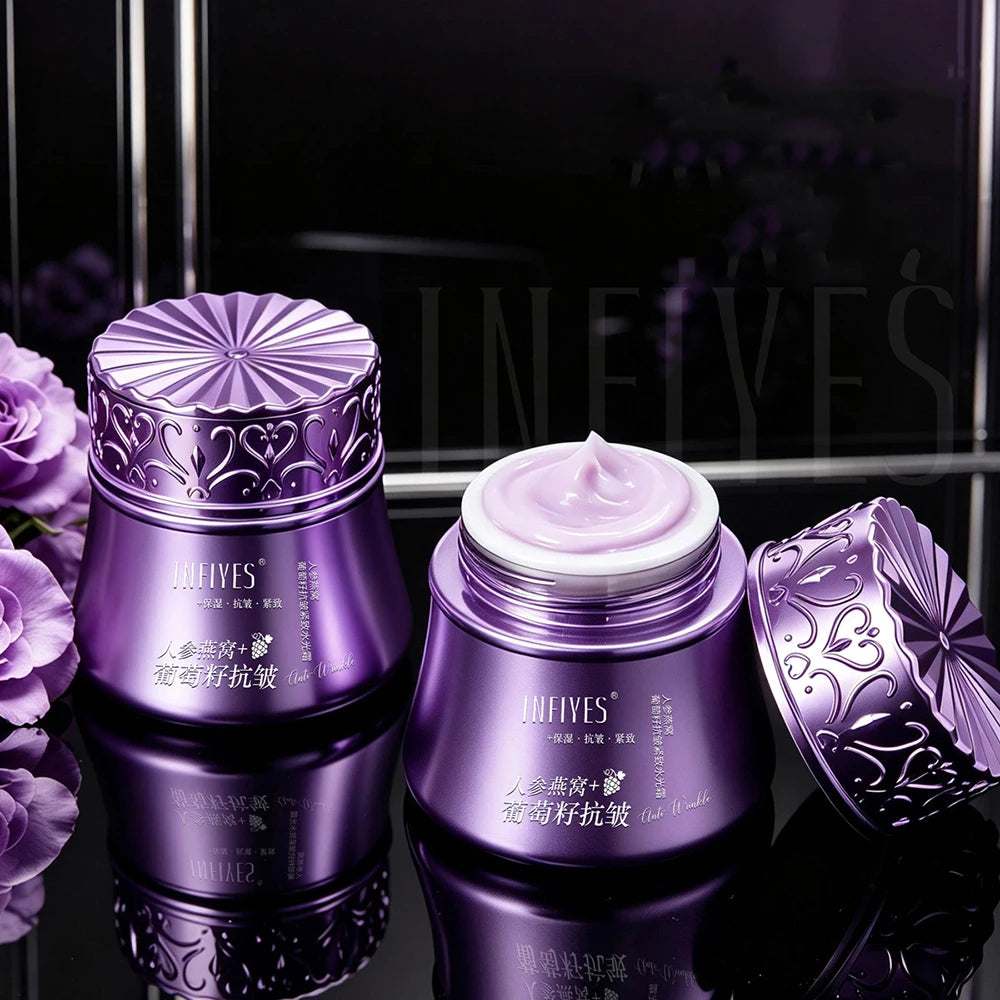 Ginseng Bird's Nest Grape Seed Face Cream Face Care Brightening Skin Moisturizing Cream Beauty Cream Korean Skincare Products