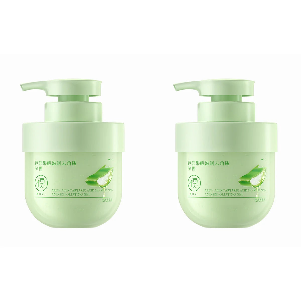 RUYI Aloe Vera Fruit Acid Exfoliating Gel for Face-dead Skin Removal Pore Cleansing Blackhead Treatment Skin Smoothing